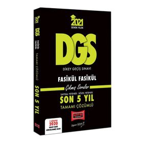 2021 Dgs Vip Tamamı Çözümlü Fasikül Fasikül Son 5 Yıl Çıkmış Sorular–9 Ağustos 2020 Sınavı Dahil-Yargı Yayınları