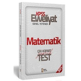 2021 Evveliyat KPSS Genel Yetenek Matematik Çek Kopar Yaprak Test-İsem Yayıncılık