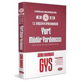 2021 GYS Gençlik ve Spor Bakanlığı Yurt Müdür Yardımcısı Soru Bankası - Data Yayınları