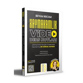 2021 Kaymakamlık Video Ders Notları Benim Hocam Yayınları