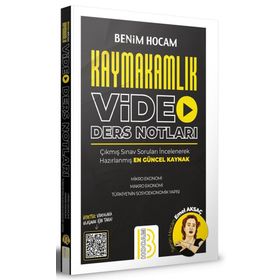 2021 Kaymakamlık Video Ders Notları Benim Hocam Yayınları
