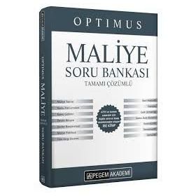 2021 KPSS A Grubu Optimus Maliye Tamamı Çözümlü Soru Bankası-Pegem Akedemi Yayınları