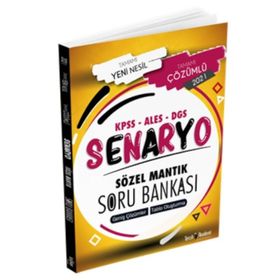 2021 KPSS ALES DGS Senaryo Sözel Mantık Soru Bankası Çözümlü-Tercih Akademi Yayınları