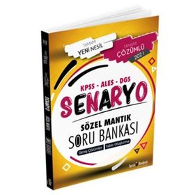 2021 KPSS ALES DGS Senaryo Sözel Mantık Soru Bankası Çözümlü-Tercih Akademi Yayınları