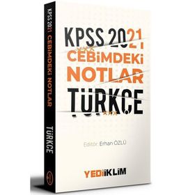 2021 Kpss Cebimdeki Notlar Türkçe-Yediiklim Yayınları