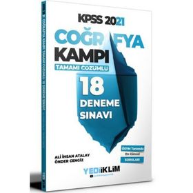 2021 Kpss Coğrafya Kampı Tamamı Çözümlü 18 Deneme Sınavı-Yediiklim Yayınları