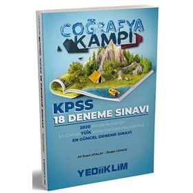 2021 Kpss Coğrafya Kampı Tamamı Çözümlü 18 Deneme Sınavı-Yediiklim Yayınları