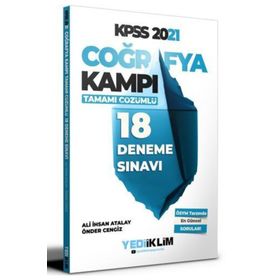 2021 Kpss Coğrafya Kampı Tamamı Çözümlü 18 Deneme Sınavı-Yediiklim Yayınları