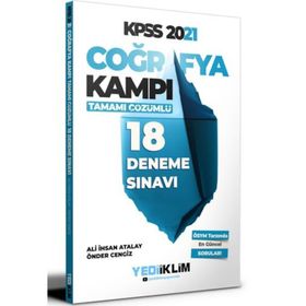 2021 Kpss Coğrafya Kampı Tamamı Çözümlü 18 Deneme Sınavı-Yediiklim Yayınları