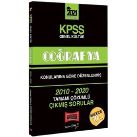 2021 Kpss Coğrafya Konularına Göre Düzenlenmiş Tamamı Çözümlü Çıkmış Sorular-Yargı Yayınları