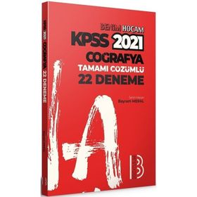 2021 KPSS Coğrafya Tamamı Çözümlü 22 Deneme-Benim Hocam Yayınları