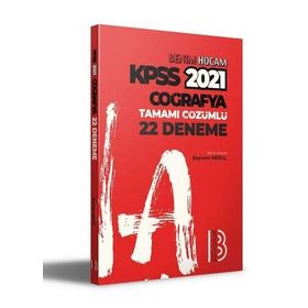 2021 KPSS Coğrafya Tamamı Çözümlü 22 Deneme-Benim Hocam Yayınları