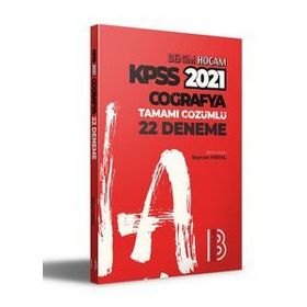 2021 KPSS Coğrafya Tamamı Çözümlü 22 Deneme-Benim Hocam Yayınları