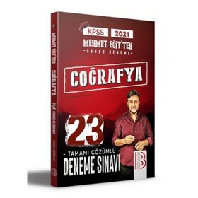 2021 KPSS Coğrafya Tamamı Çözümlü 22 Deneme-Benim Hocam Yayınları