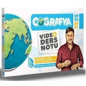 2021 Kpss Coğrafya Video Ders Notu Mehmet Eğit-Benim Hocam Yayınları