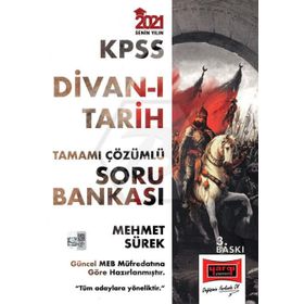 2021 Kpss Divan-ı Tarih Tamamı Çözümlü Soru Bankası-Yargı Yayınları