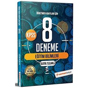 2021 KPSS Eğitim Bilimleri 8 Deneme Dijital Çözümlü-Uzman Kariyer Yayınları