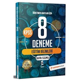 2021 KPSS Eğitim Bilimleri 8 Deneme Dijital Çözümlü-Uzman Kariyer Yayınları