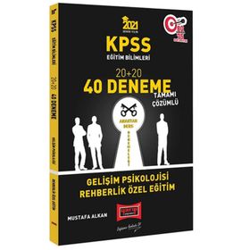 2021 Kpss Eğitim Bilimleri Gelişim Psikolojisi, Rehberlik Özel Eğitim Tamamı Çözümlü 40 Deneme-​Yargı Yayınları