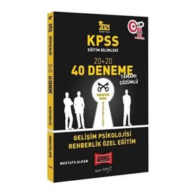 2021 Kpss Eğitim Bilimleri Gelişim Psikolojisi, Rehberlik Özel Eğitim Tamamı Çözümlü 40 Deneme-​Yargı Yayınları