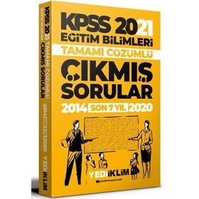 2021 Kpss Eğitim Bilimleri Konularına Göre Düzenlenmiş Tamamı Çözümlü Son 7 Yıl Çıkmış Sorular-Yediiklim Yayınları