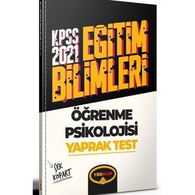 2021 KPSS Eğitim Bilimleri Öğrenme Psikolojisi Çek Kopart Yaprak Test-Yediiklim Yayınları