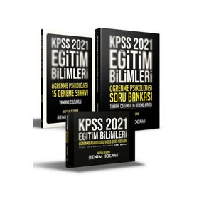 2021 KPSS Eğitim Bilimleri Öğrenme Psikolojisi Tamamı Çözümlü 10 Deneme İlaveli Soru Bankası-Benim Hocam Yayınları