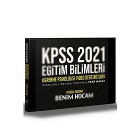 2021 Kpss Eğitim Bilimleri Öğrenme Psikolojisi Video Ders Notları-Benim Hocam Yayınları