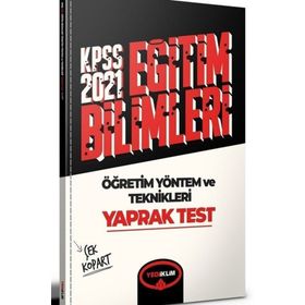 2021 Kpss Eğitim Bilimleri Öğretim Yöntem Ve Teknikleri Çek Kopart Yaprak Test-Yediiklim Yayınları