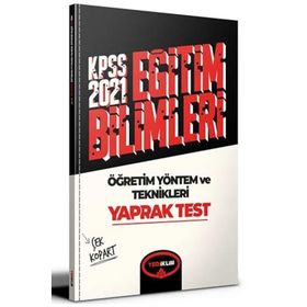 2021 Kpss Eğitim Bilimleri Öğretim Yöntem Ve Teknikleri Çek Kopart Yaprak Test-Yediiklim Yayınları