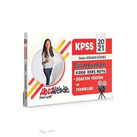 2021 KPSS Eğitim Bilimleri Öğretim Yöntem ve Teknikleri Video Ders Notları-HocaWebde Yayınları