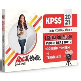 2021 KPSS Eğitim Bilimleri Öğretim Yöntem ve Teknikleri Video Ders Notları-HocaWebde Yayınları