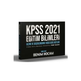 2021 Kpss Eğitim Bilimleri Ölçme Ve Değerlendirme Video Ders Notları-Benim Hocam Yayınları