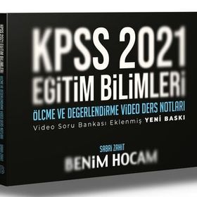 2021 Kpss Eğitim Bilimleri Ölçme Ve Değerlendirme Video Ders Notları-Benim Hocam Yayınları