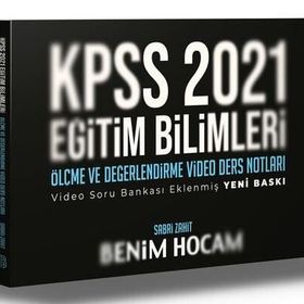 2021 Kpss Eğitim Bilimleri Ölçme Ve Değerlendirme Video Ders Notları-Benim Hocam Yayınları