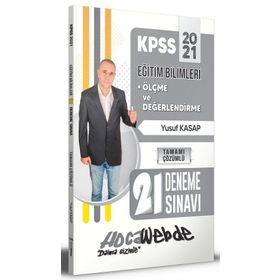 2021 KPSS Eğitim Bilimleri Ölçme ve Değerlendirme Video Ders Notları - HocaWebde Yayınları