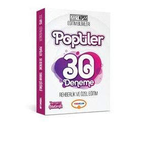 2021 Kpss Eğitim Bilimleri Popüler Rehberlik ve Özel Eğitim Tamamı Çözümlü 30 Deneme-Yediiklim Yayınları