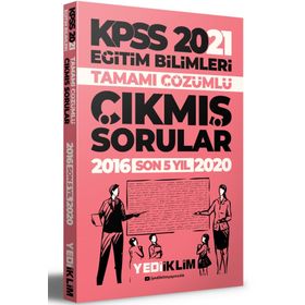 2021 Kpss Eğitim Bilimleri Popüler Rehberlik ve Özel Eğitim Tamamı Çözümlü 30 Deneme-Yediiklim Yayınları