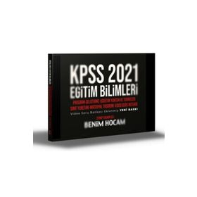 2021 KPSS Eğitim Bilimleri Program Geliştirme Öğretim Yöntem ve Teknikleri Video Ders Notları-Benim Hocam Yayınları