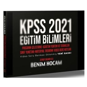 2021 KPSS Eğitim Bilimleri Program Geliştirme Öğretim Yöntem ve Teknikleri Video Ders Notları-Benim Hocam Yayınları