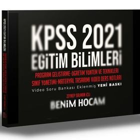 2021 KPSS Eğitim Bilimleri Program Geliştirme Öğretim Yöntem ve Teknikleri Video Ders Notları-Benim Hocam Yayınları