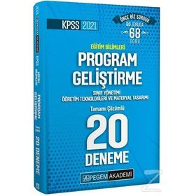 2021 Kpss Eğitim Bilimleri Program Geliştirme -Sınıf Yönetimi - Materyal Geliştirme Video Ders Notları-Hocawebde Yayınları