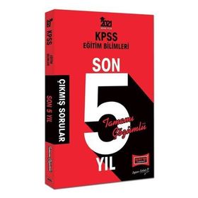 2021 KPSS Eğitim Bilimleri Son 5 Yıl Tamamı Çözümlü Çıkmış Sorular-Yargı Yayınları