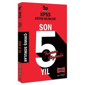 2021 Kpss Eğitim Bilimleri Son Çıkış Tamamı Çözümlü 5 Deneme-Yargı Yayınları