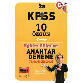 2021 Kpss Eğitim Bilimleri Tamamı Çözümlü 10 Özgün Anahtar Deneme-Yargı Yayınları
