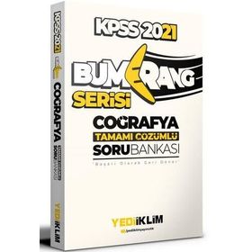 2021 KPSS Genel Kültür Bumerang Coğrafya Tamamı Çözümlü Soru Bankası-Yediiklim Yayınları