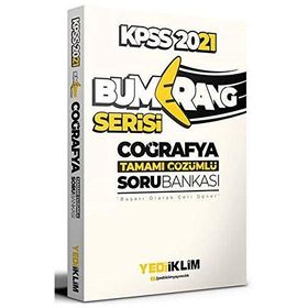 2021 KPSS Genel Kültür Bumerang Coğrafya Tamamı Çözümlü Soru Bankası-Yediiklim Yayınları