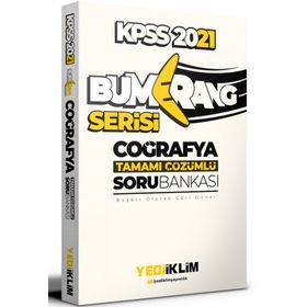 2021 KPSS Genel Kültür Bumerang Coğrafya Tamamı Çözümlü Soru Bankası-Yediiklim Yayınları