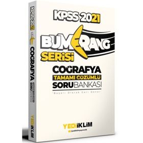 2021 KPSS Genel Kültür Bumerang Coğrafya Tamamı Çözümlü Soru Bankası-Yediiklim Yayınları