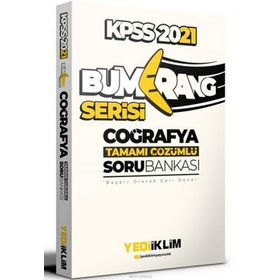 2021 KPSS Genel Kültür Bumerang Coğrafya Tamamı Çözümlü Soru Bankası-Yediiklim Yayınları
